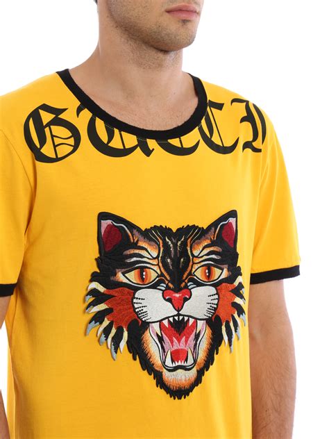 gucci art cat t shirt|angry cat t shirt gucci.